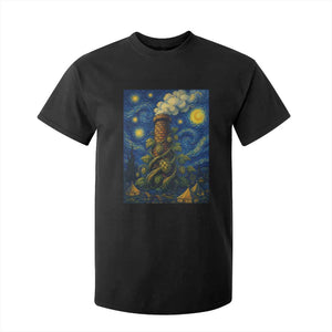 Starry Night Hops Brewery T Shirt For Kid Vintage Hops Beer Lover Painterly TS12 Black Print Your Wear