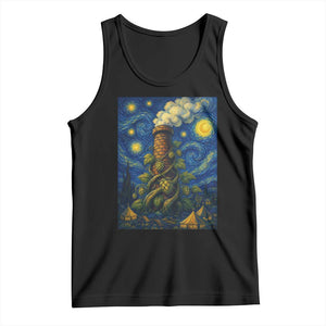 Starry Night Hops Brewery Tank Top Vintage Hops Beer Lover Painterly TS12 Black Print Your Wear