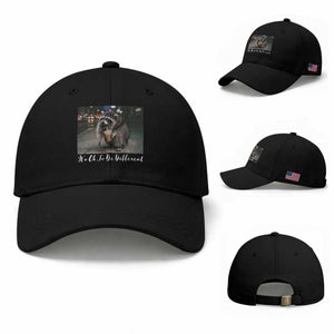 Its Ok To Be Different Jimothy Raccoon Baseball Cap Funny Short Spine Wildlife TS12 Baseball Cap Universal Fit Black Print Your Wear