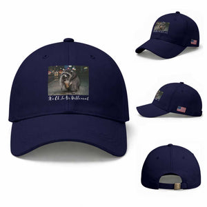 Its Ok To Be Different Jimothy Raccoon Baseball Cap Funny Short Spine Wildlife TS12 Baseball Cap Universal Fit Dark Blue Print Your Wear