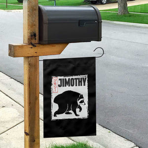 Jimothy The Raccoon Garden Flag Japanese Style Trash Panda Graphic TS12 Print Your Wear
