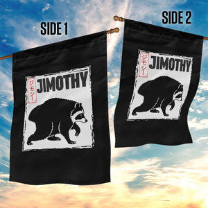Jimothy The Raccoon Garden Flag Japanese Style Trash Panda Graphic TS12 Print Your Wear