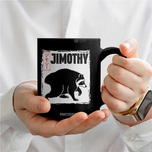 Jimothy The Raccoon Coffee Mug Japanese Style Trash Panda Graphic TS12 Print Your Wear