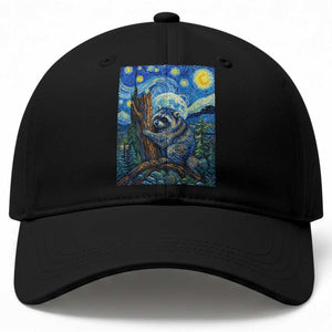 Seattle Trash Panda Starry Night Graphic Baseball Cap Funny Short King Raccoon TS12 Print Your Wear