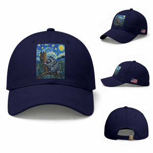 Seattle Trash Panda Starry Night Graphic Baseball Cap Funny Short King Raccoon TS12 Baseball Cap Universal Fit Dark Blue Print Your Wear