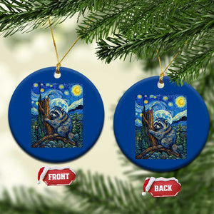 Seattle Trash Panda Starry Night Graphic Ceramic Ornament Funny Short King Raccoon TS12 1pc Blue Print Your Wear