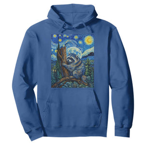 Seattle Trash Panda Starry Night Graphic Hoodie Funny Short King Raccoon TS12 Royal Blue Print Your Wear
