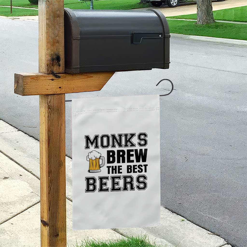 Monks Brew The Best Beers Garden Flag Funny Craft Beer Brewer TS12 Print Your Wear