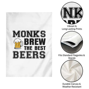 Monks Brew The Best Beers Garden Flag Funny Craft Beer Brewer TS12 Print Your Wear