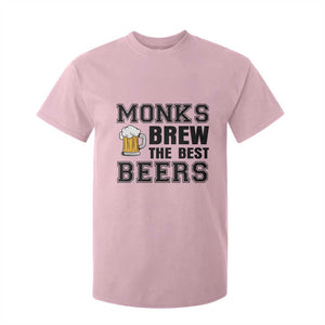 Monks Brew The Best Beers T Shirt For Kid Funny Craft Beer Brewer TS12 Light Pink Print Your Wear