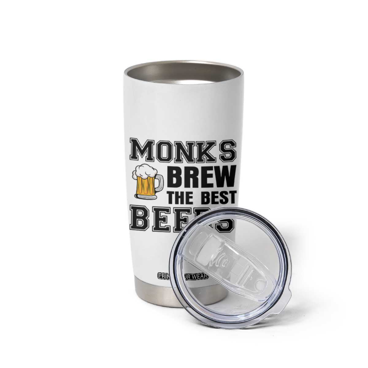 Monks Brew The Best Beers Tumbler Cup Funny Craft Beer Brewer TS12 Print Your Wear