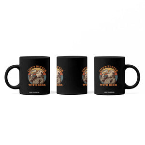 Funny Craft Beer Drinker Monks Coffee Mug Lifes Better With Beer TS12 Print Your Wear
