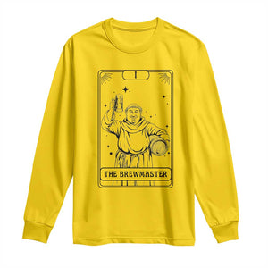 The Brewmaster Tarot Card Long Sleeve Shirt Vintage Craft Beer Monk Brewery Art TS12 Daisy Print Your Wear