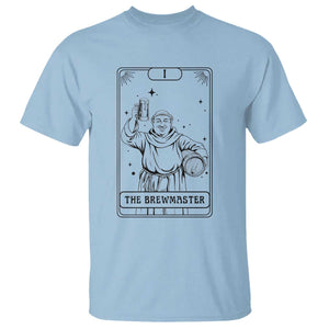 The Brewmaster Tarot Card T Shirt Vintage Craft Beer Monk Brewery Art TS12 Light Blue Print Your Wear