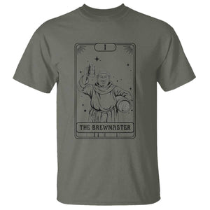 The Brewmaster Tarot Card T Shirt Vintage Craft Beer Monk Brewery Art TS12 Military Green Print Your Wear