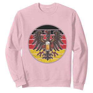 German Eagle Beer Lover Sweatshirt Vintage Bavarian Oktoberfest Beer TS12 Light Pink Print Your Wear