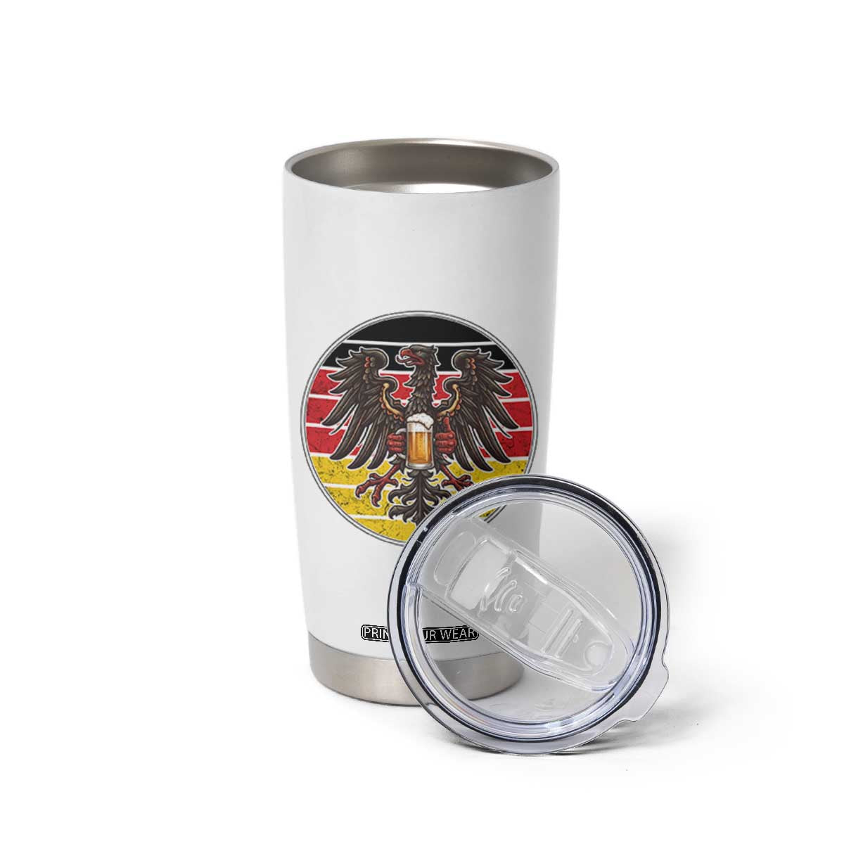 German Eagle Beer Lover Tumbler Cup Vintage Bavarian Oktoberfest Beer TS12 Print Your Wear