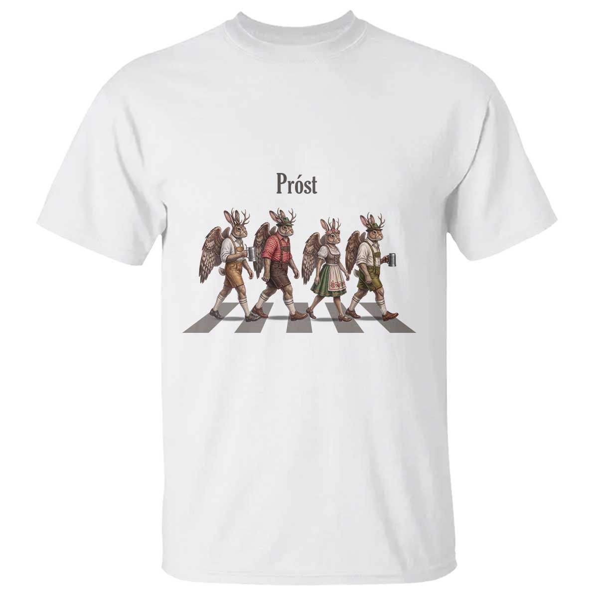 Funny Oktoberfest Wolpertinger T Shirt German Bavarian Beer Festival Heritage TS12 White Print Your Wear