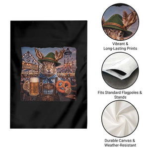 Prost Yall Wolpertinger Oktoberfest Bavarian Folklore Garden Flag TS12 Print Your Wear
