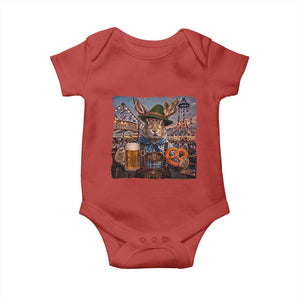 Prost Yall Wolpertinger Oktoberfest Bavarian Folklore Baby Onesie TS12 Red Print Your Wear