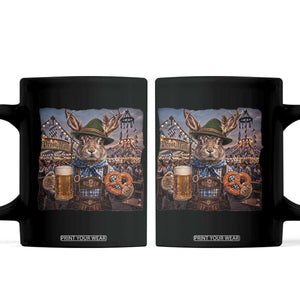 Prost Yall Wolpertinger Oktoberfest Bavarian Folklore Coffee Mug TS12 Black Print Your Wear