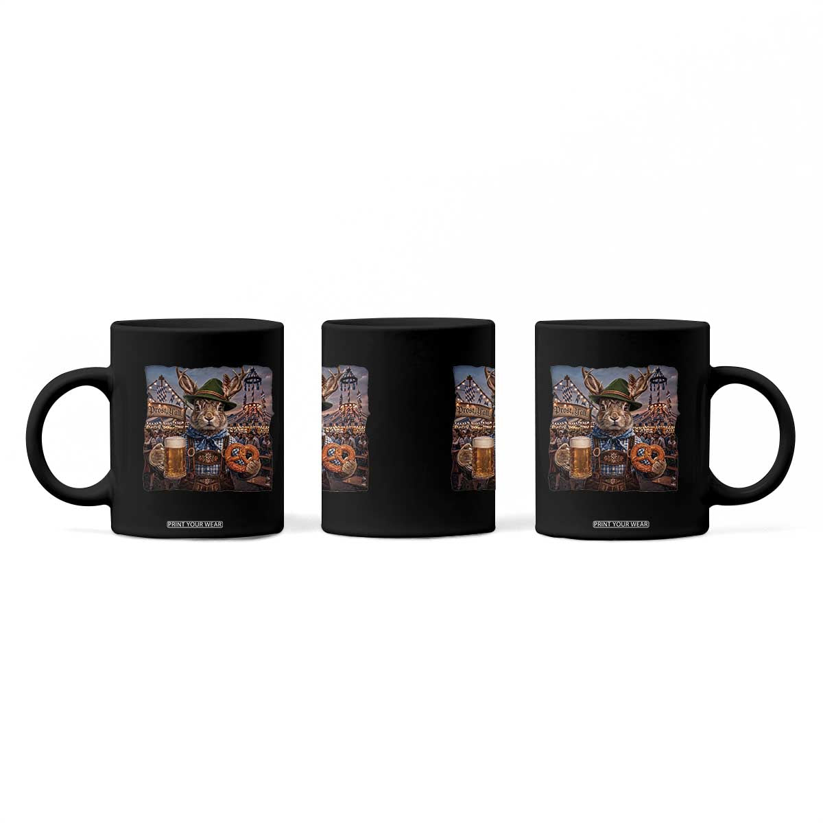 Prost Yall Wolpertinger Oktoberfest Bavarian Folklore Coffee Mug TS12 Print Your Wear