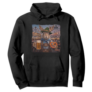 Prost Yall Wolpertinger Oktoberfest Bavarian Folklore Hoodie TS12 Black Print Your Wear