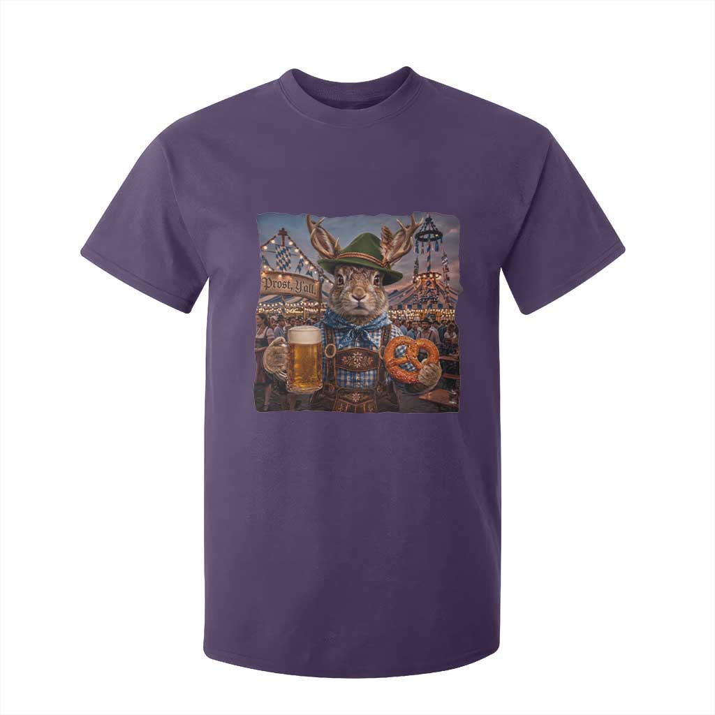 Prost Yall Wolpertinger Oktoberfest Bavarian Folklore T Shirt For Kid TS12 Purple Print Your Wear