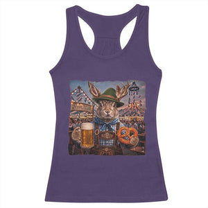 Prost Yall Wolpertinger Oktoberfest Bavarian Folklore Racerback Tank Top TS12 Purple Print Your Wear