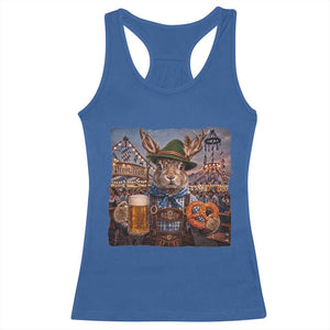 Prost Yall Wolpertinger Oktoberfest Bavarian Folklore Racerback Tank Top TS12 Royal Blue Print Your Wear