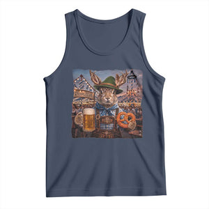 Prost Yall Wolpertinger Oktoberfest Bavarian Folklore Tank Top TS12 Navy Print Your Wear