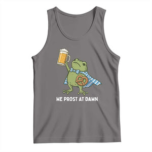 Funny Frog Oktoberfest Bavarian Beer Lover Tank Top We Prost At Dawn TS12 Deep Heather Print Your Wear