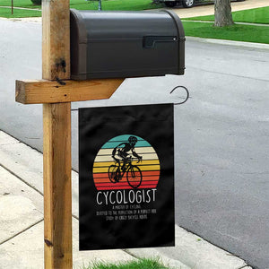 Cycologist Definition Garden Flag Vintage Bicycle Rider Cycling Gift TS12 Print Your Wear