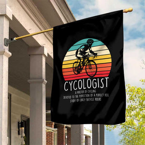 Cycologist Definition Garden Flag Vintage Bicycle Rider Cycling Gift TS12 Print Your Wear