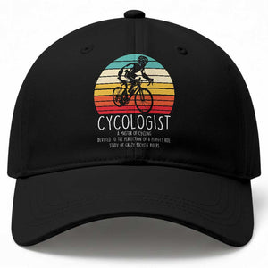 Cycologist Definition Baseball Cap Vintage Bicycle Rider Cycling Gift TS12 Print Your Wear