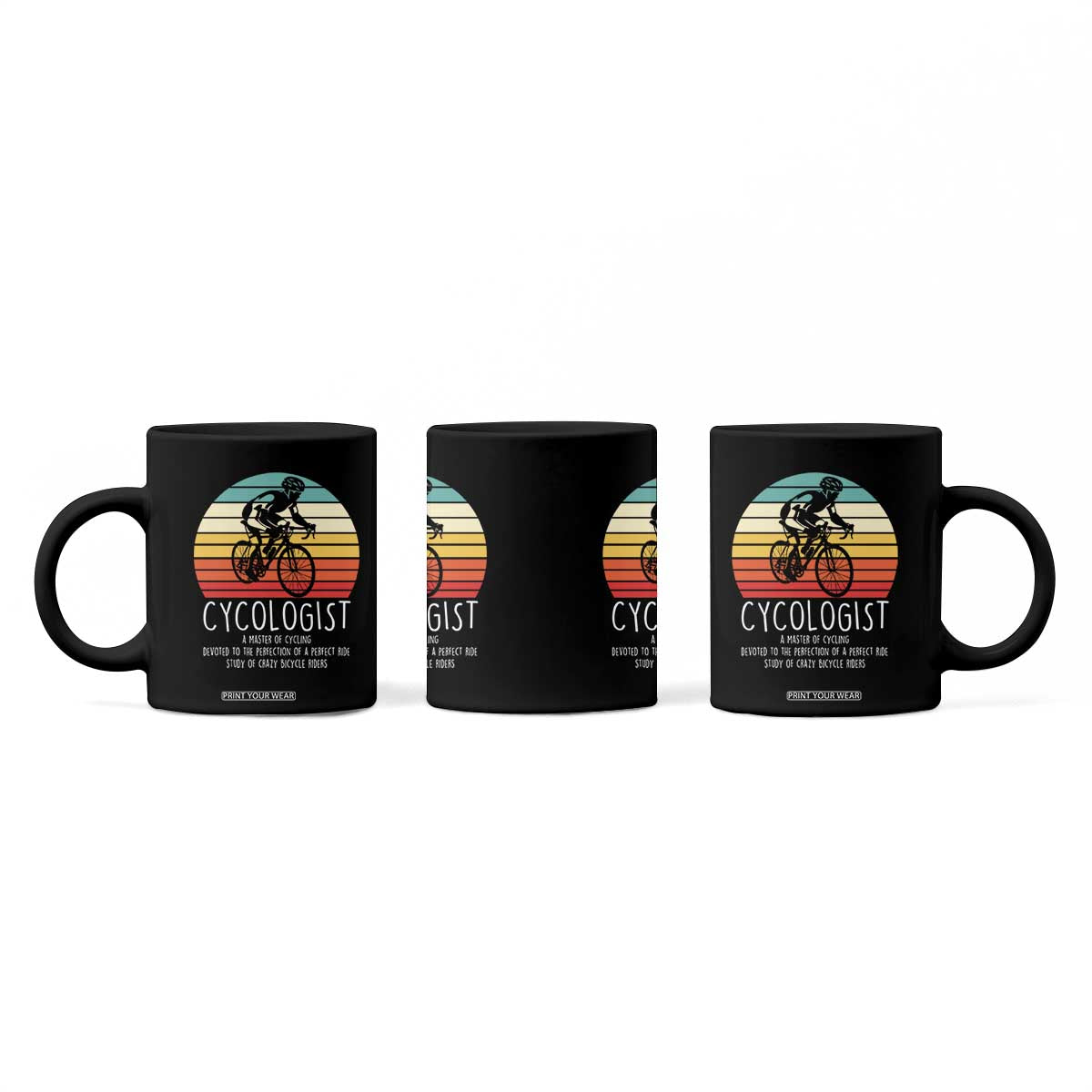 Cycologist Definition Coffee Mug Vintage Bicycle Rider Cycling Gift TS12 Print Your Wear