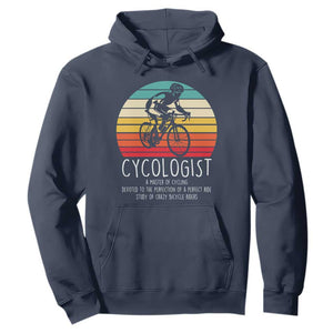 Cycologist Definition Hoodie Vintage Bicycle Rider Cycling Gift TS12 Navy Print Your Wear