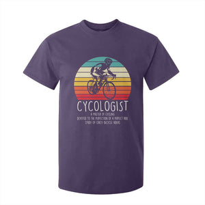 Cycologist Definition T Shirt For Kid Vintage Bicycle Rider Cycling Gift TS12 Purple Print Your Wear