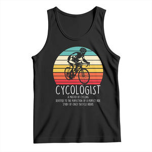 Cycologist Definition Tank Top Vintage Bicycle Rider Cycling Gift TS12 Black Print Your Wear