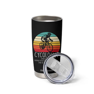 Cycologist Definition Tumbler Cup Vintage Bicycle Rider Cycling Gift TS12 Print Your Wear