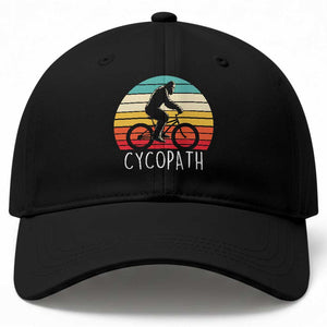 Cycopath Bigfoot Riding Bike Baseball Cap Funny Bigfoot Cyclist Bicycle Gift TS12 Print Your Wear