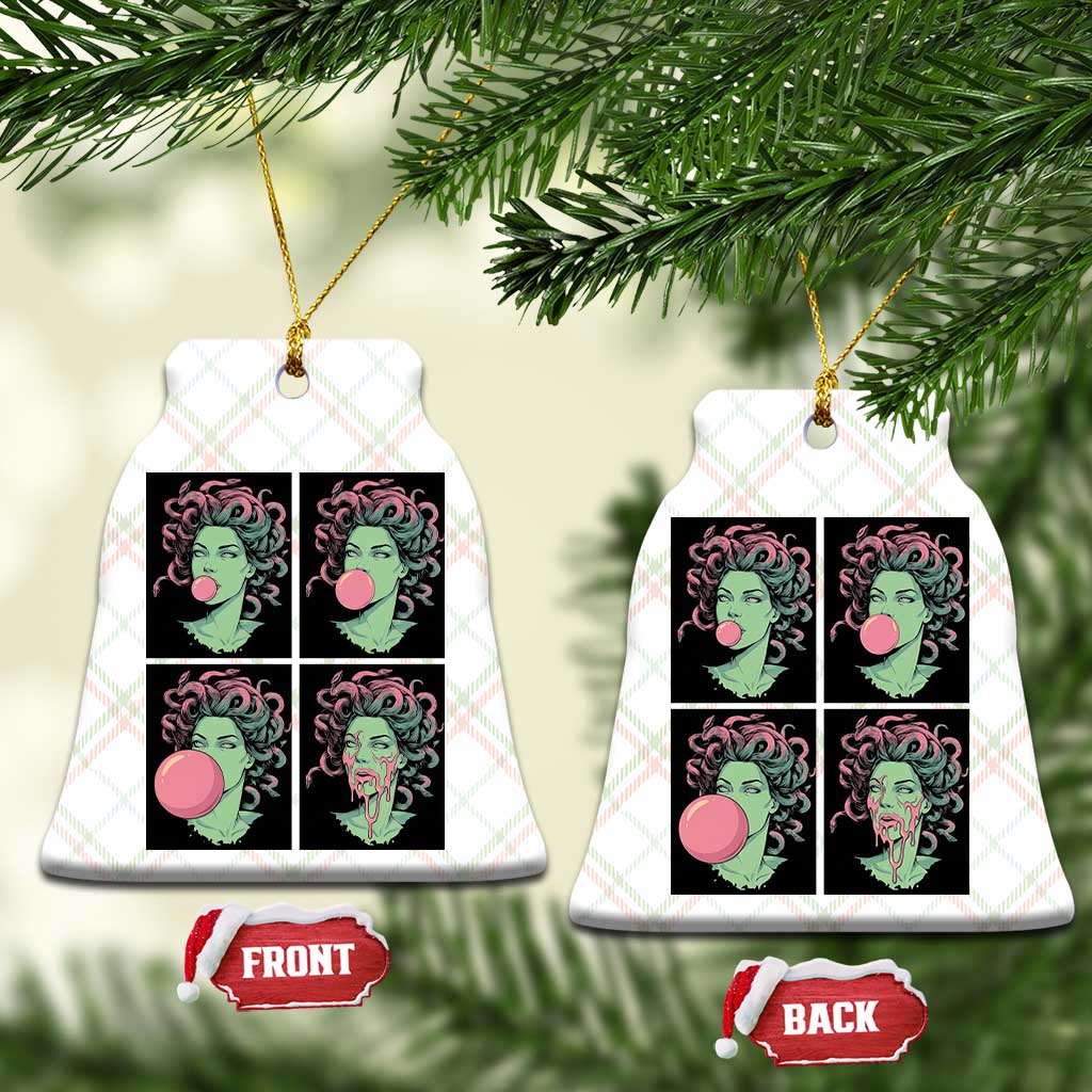 Funny Medusa Blowing Bubble Gum Ceramic Ornament Greek Mythology Pop Art Gift TS12 Print Your Wear
