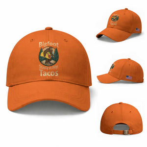 Funny Bigfoot Stole My Tacos Baseball Cap Sasquatch Taco Lover TS12 Baseball Cap Universal Fit Orange Print Your Wear