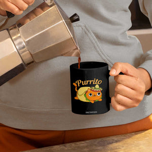 Funny Burrito Lover Gift Coffee Mug Purrito Cat TS12 Print Your Wear