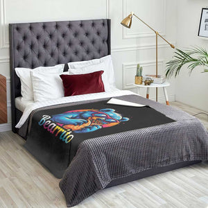 Mexican Food Lover Gift Throw Blanket Funny Bearrito TS12 Print Your Wear