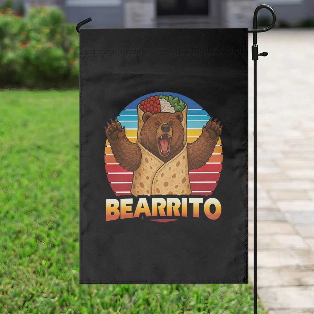 Burrito Lover Gift Garden Flag Funny Bearrito TS12 Print Your Wear