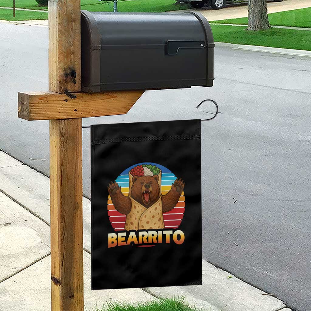 Burrito Lover Gift Garden Flag Funny Bearrito TS12 Print Your Wear