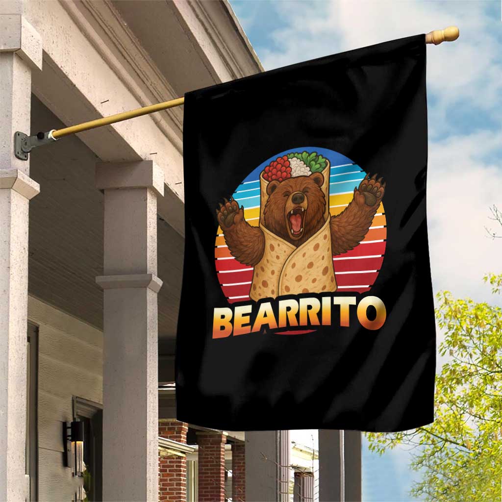 Burrito Lover Gift Garden Flag Funny Bearrito TS12 Print Your Wear