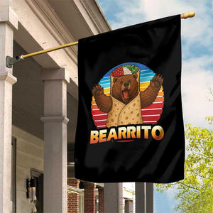 Burrito Lover Gift Garden Flag Funny Bearrito TS12 Print Your Wear