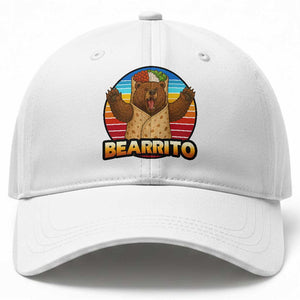 Burrito Lover Gift Baseball Cap Funny Bearrito TS12 Print Your Wear